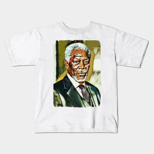 Mr. Freeman abstract fan art portrait Kids T-Shirt